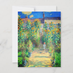 Monet-Blomsterträdgård Spara Datumet