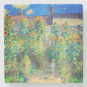 Monet-Blomsterträdgård Stenunderlägg
