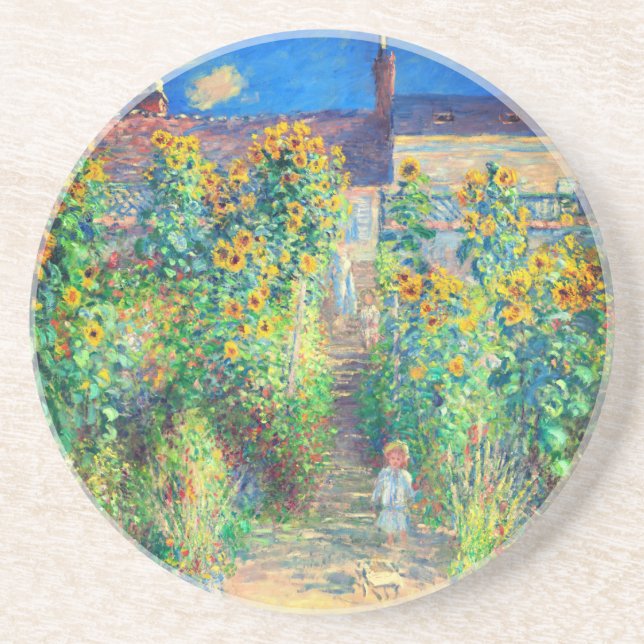 Monet-Blomsterträdgård Underlägg (Framsidan)