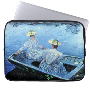 Monet - Blue Row Boat Laptop Fodral