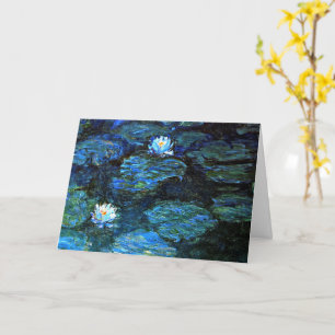 Monet - Blue Vatten Lilies Kort