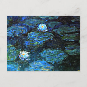 Monet - Blue Vatten Lilies Vykort