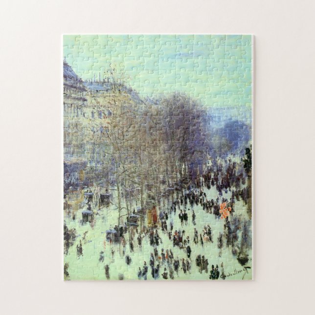 Monet Boulevard de Capucines Fine Art Pussel (Vertikal)