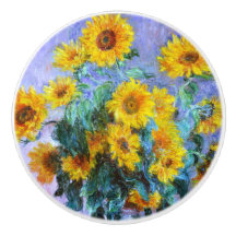 Monet Bouquet av Sunblommor Fine Art