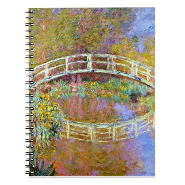 Monet - Bron i Monets trädgård Anteckningsbok (Framsidan)