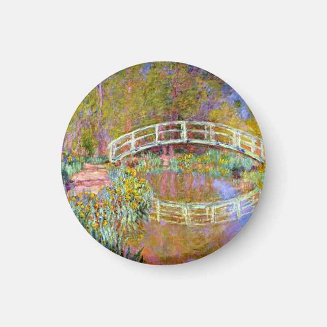 Monet - Bron i Monets trädgård Magnet (Framsidan)