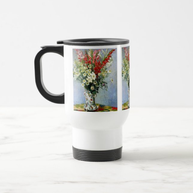 MONET-bukett av Gladiolas ingen spillmugg Resemugg (Vänster)