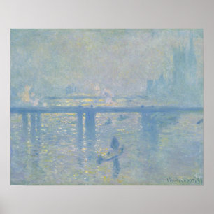 Monet - Charing Kor Bridge Poster