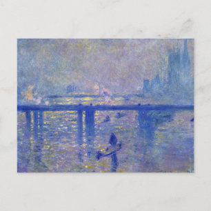 Monet Charing Kor Bridge Vykort