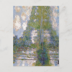 Monet, Claude Poppelträd vid Epte omkring 1900 c. Vykort
