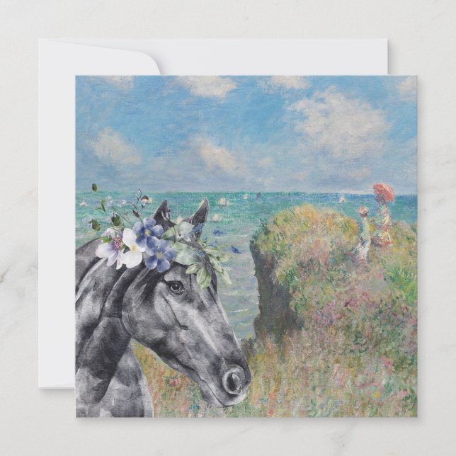 Monet Cliff Walk & Black Horse Compilation Flat (Framsida)