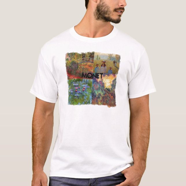 Monet Collage Tee Shirt (Framsida)