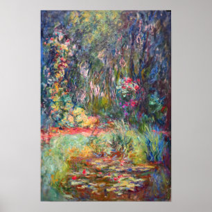 Monet Corner of Vatten Lily Pond Poster