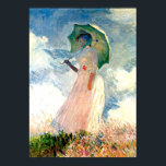 Monet Dam med Parasol Poster<br><div class="desc">Monet Dam med Parasol Poster</div>
