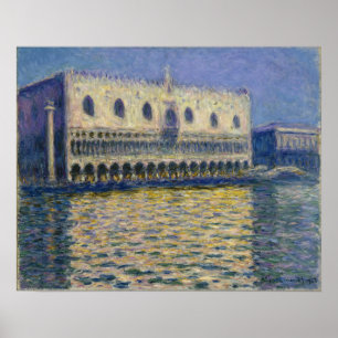 Monet - Doges Palace (Le Palais Ducal) Poster