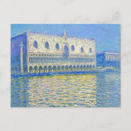 Monet Doge's Palace Vintage Impressionism Vykort