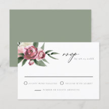 Monet - Dusty Rosa Blommigt Garden Wedding OSA