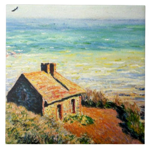 Monet - egenhuset, morgon verkställer kakelplatta
