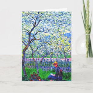 Monet - en kyrkogård i Vår Kort