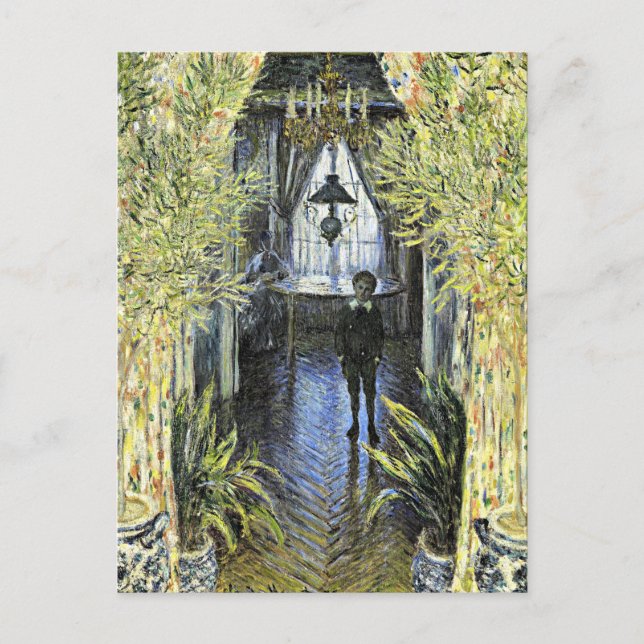 Monet - ett hörn av departementet vykort (Framsida)