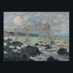 Monet - fisknät i Pourville Poster<br><div class="desc">Fisknät i Pourville av Claude Monet. Om du vill ha mer bilder från Zedign Art Series Bok 3 "Claude Monet - Paintings & Teckning Vol 2" kan du gå till https://books.zedign.com/zas/3.html</div>