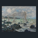 Monet - fisknät i Pourville Poster<br><div class="desc">Fisknät i Pourville av Claude Monet. Om du vill ha mer bilder från Zedign Art Series Bok 3 "Claude Monet - Paintings & Teckning Vol 2" kan du gå till https://books.zedign.com/zas/3.html</div>
