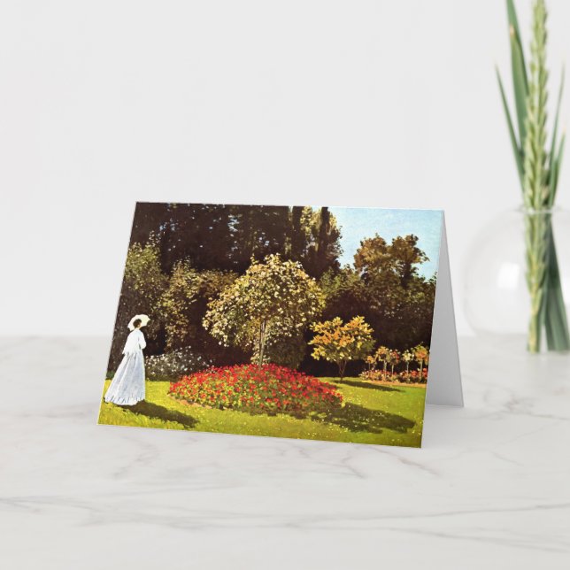 Monet födelsedagkort kort (Framsida)