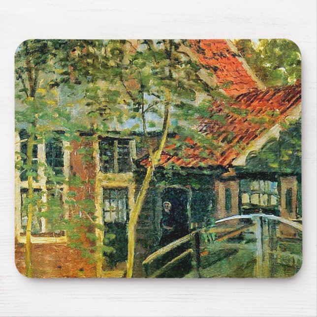 Monet Frankrike Impressionist People Little Bridge Musmatta (Framsidan)
