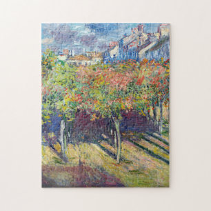 Monet Frankrike Les Tilleuls a poissy Impressionis Pussel
