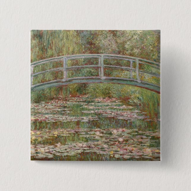 Monet Fransk Japansk Bridge Art Knapp (Framsida)