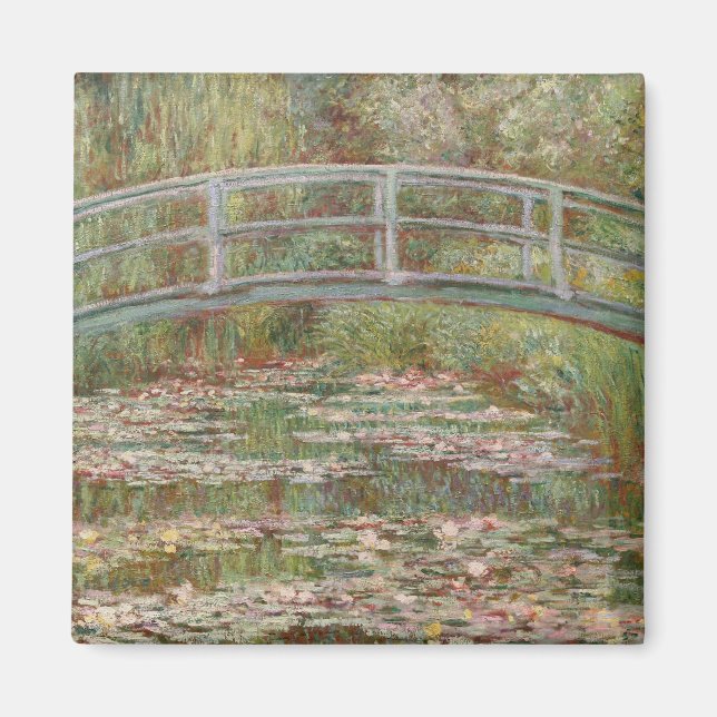 Monet Fransk Japansk Bridge Art Magnet (Framsidan)