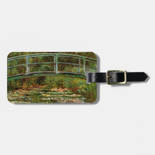Monet Fransk Japansk Bridge Giverney Bagagebricka (Horisontell Framsida)