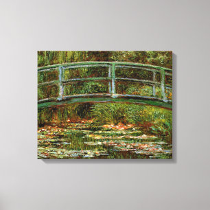 Monet Fransk Japansk Bridge Giverney Canvastryck
