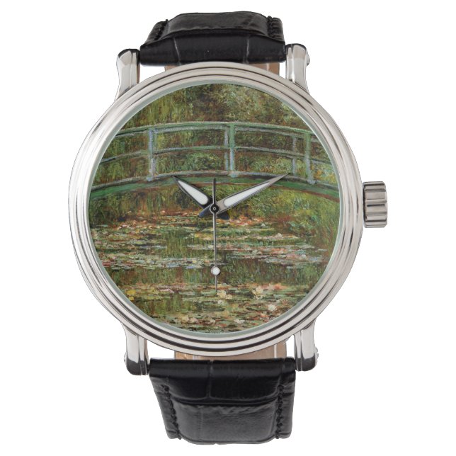 Monet Fransk Japansk Bro Giverney Armbandsur (Framsida)