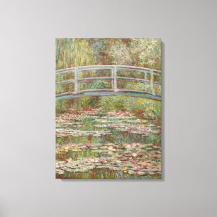 Monet Fransk Japansk Bro Giverney Canvastryck