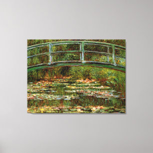 Monet Fransk Japansk Bro Giverney Canvastryck