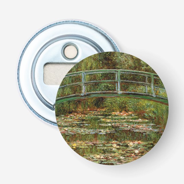 Monet Fransk Japansk Bro Giverney Flasköppnare (Framsidan)