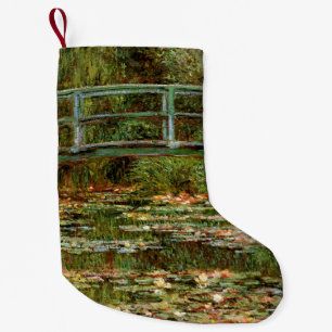Monet Fransk Japansk Bro Giverney Liten Julstrumpa