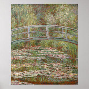 Monet Fransk Japansk Bro Giverney Poster
