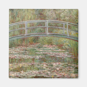 Monet Fransk Japansk Bro Konst Magnet