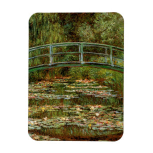 Monet Fransk Japansk Bro Konst Magnet