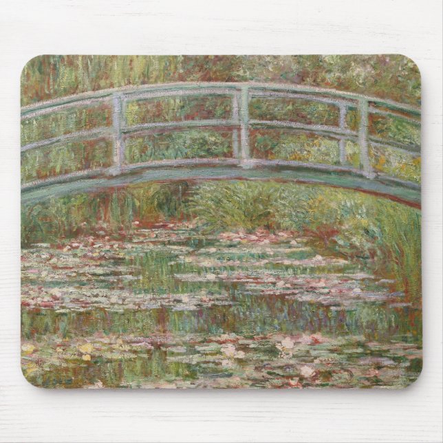 Monet fransk japansk bro konst musmatta (Framsidan)