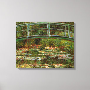 Monet Fransk Japanska Bron Giverney Canvastryck