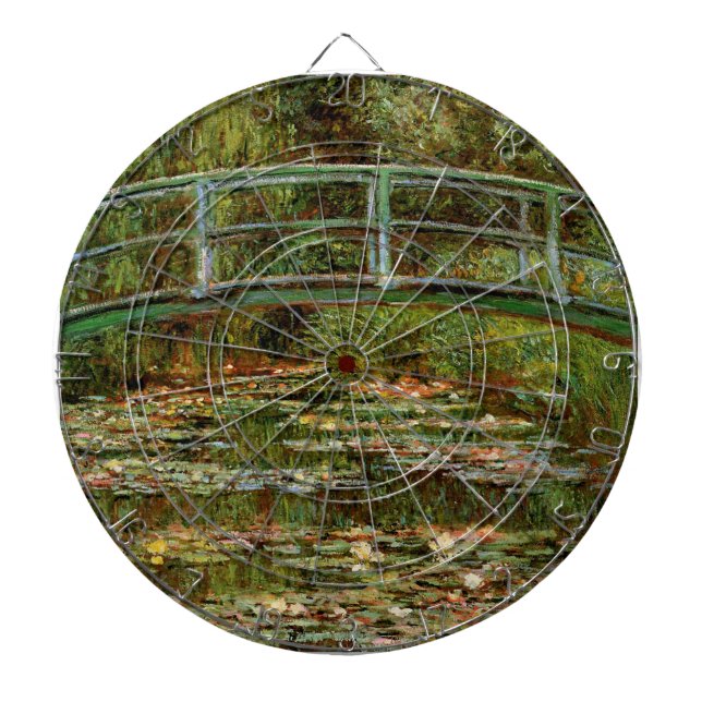 Monet Fransk Japanska Bron Giverney Darttavla (Framsidan)