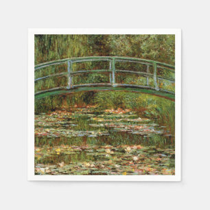 Monet Fransk Japanska Bron Giverney Pappersservett