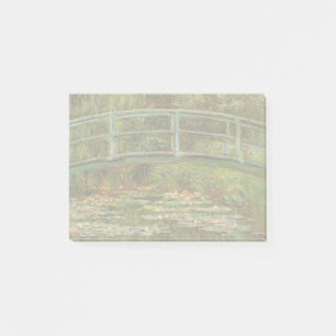 Monet Fransk Japanska Bron Giverney Post-it Block