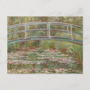 Monet Fransk Japanska Bron Giverney Vykort