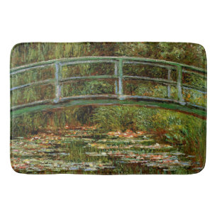 Monet Franska Japanska Bron Giverney Badrumsmatta