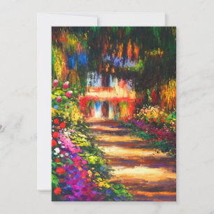 Monet Garden på Giverny Card