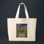 Monet Garden Vetheuil Impressionim Painting Jumbo Tygkasse<br><div class="desc">Monets Garden vid Vetheuil - En berömd Claude Monet-målning av en vacker,  färgstark,  imponerande trädgårdsscen. Konstnären vid Vétheuil 1881.</div>